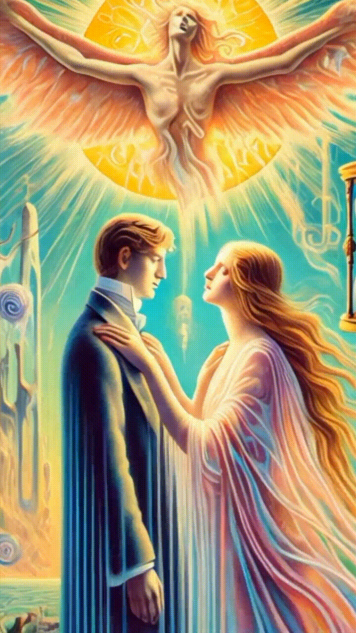 carta dei tarocchi gli amanti NFT