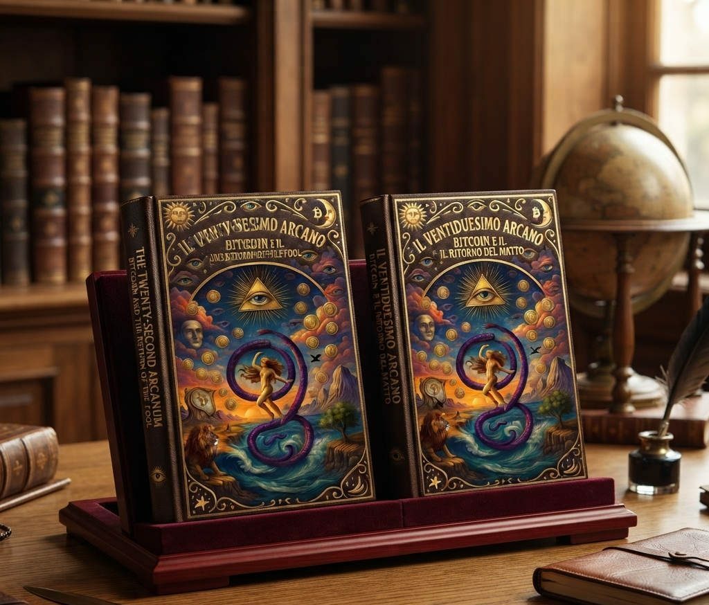 il 22 arcano libro che parla di bitcoin e arcani maggiori